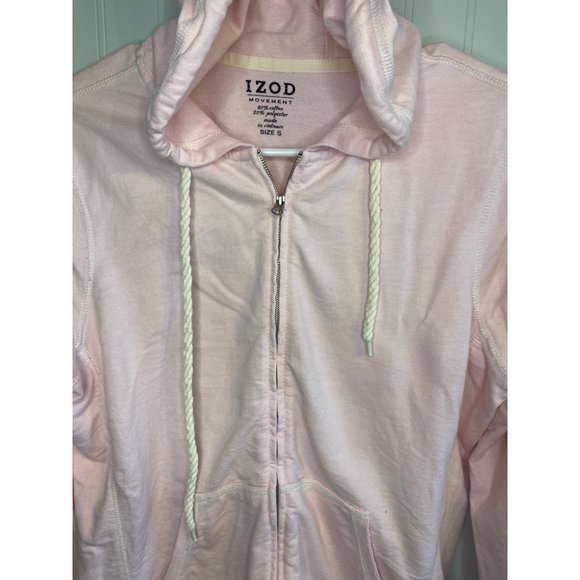 Izod Movement Light Pink Zip Up Hoodie Jacket women's S - Picture 12 of 12